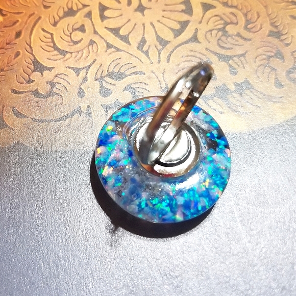 FLOATING OPALS MzMax Resin Designs Ring - Picture 3 of 8